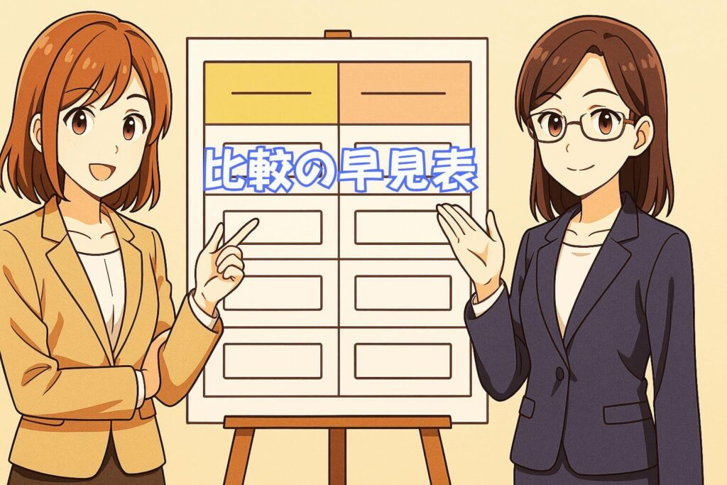 「ツヴァイ」と「ゼクシィ」比較でまず押さえる結論・早見表