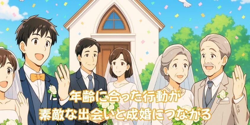 ツヴァイ会員の年齢層別の成婚成功ストーリー