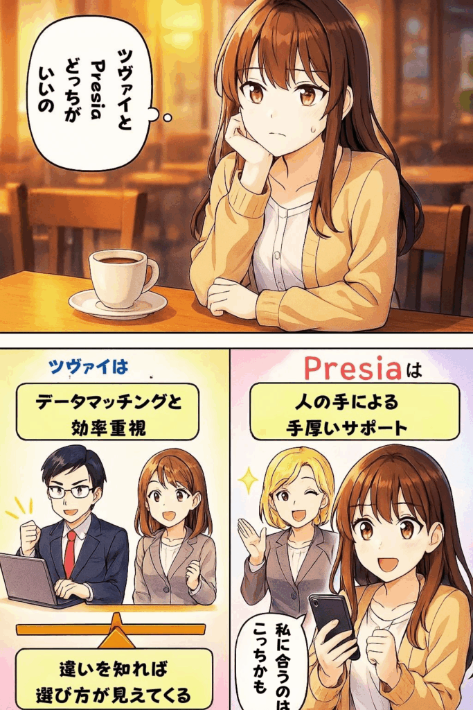 ツヴァイとplesiaの比較