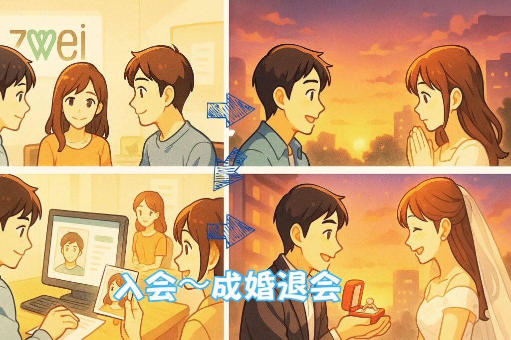 【完全ロードマップ】入会〜成婚退会までやること全部