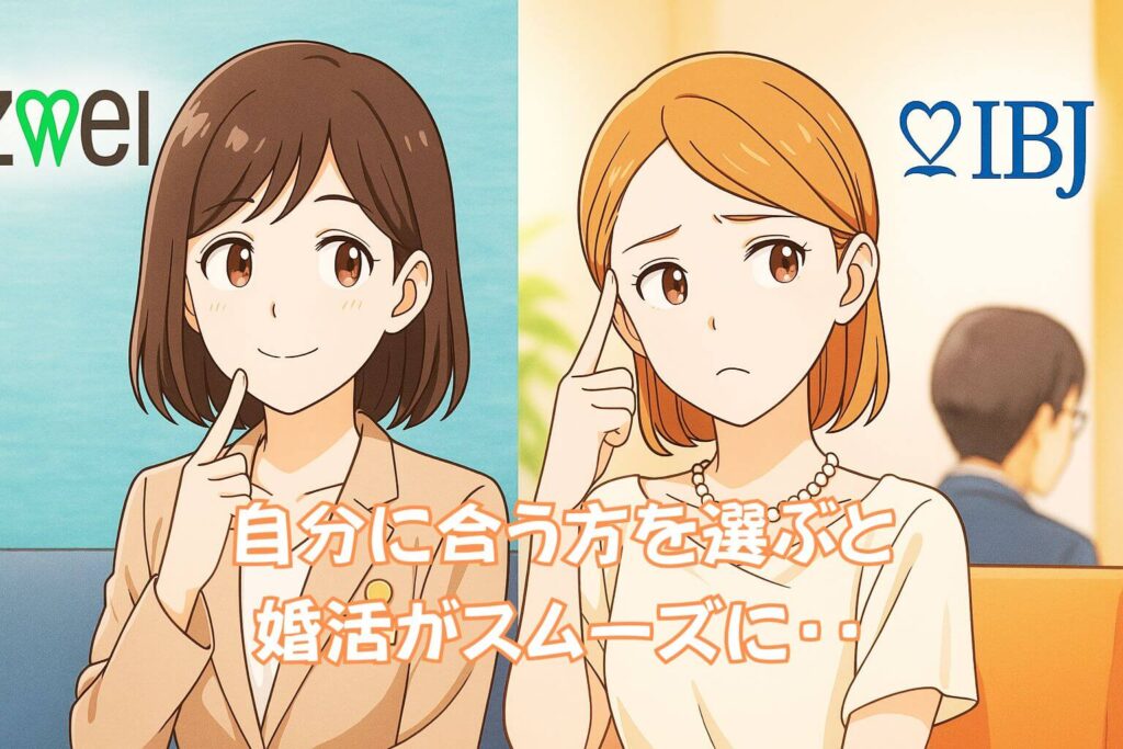 「ツヴァイ」と「IBJ」のどっちが後悔しない選択? 徹底比較!