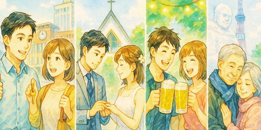 札幌で結ばれた! 成婚したカップルの事例