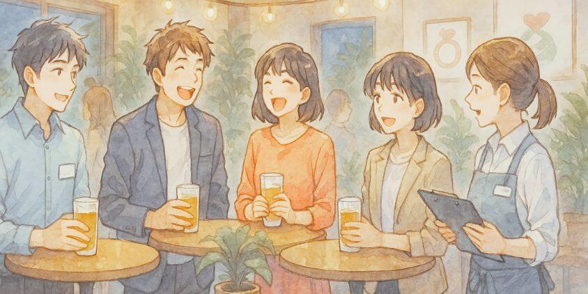ツヴァイ岡山パーティーで出会う